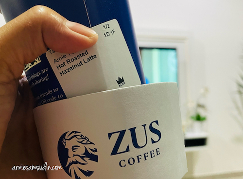 Zus Coffee Hazelnut Latte, our favourite